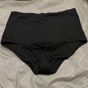 High waisted swim bottoms